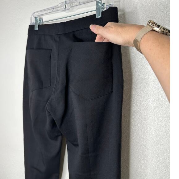 Chloe Black Wool Dress Slacks Slash Pockets Front Zip Trouser Pant 36 / 4 - Picture 6 of 12